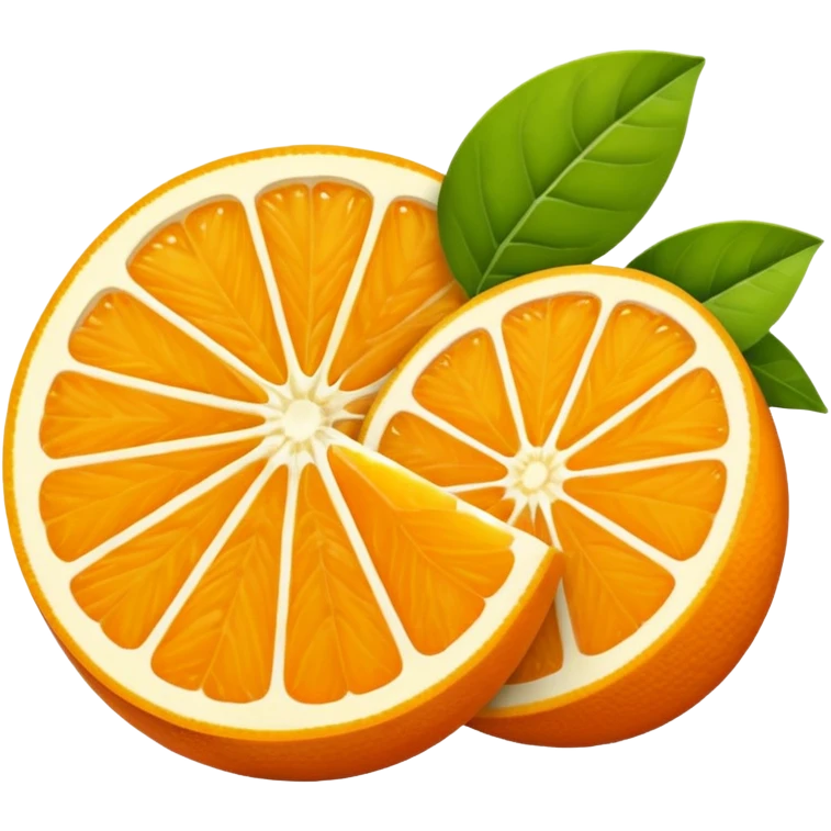 Bergamot sliced emoji