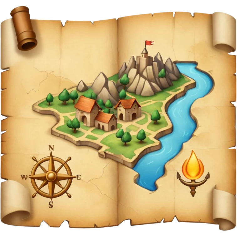 a map emoji