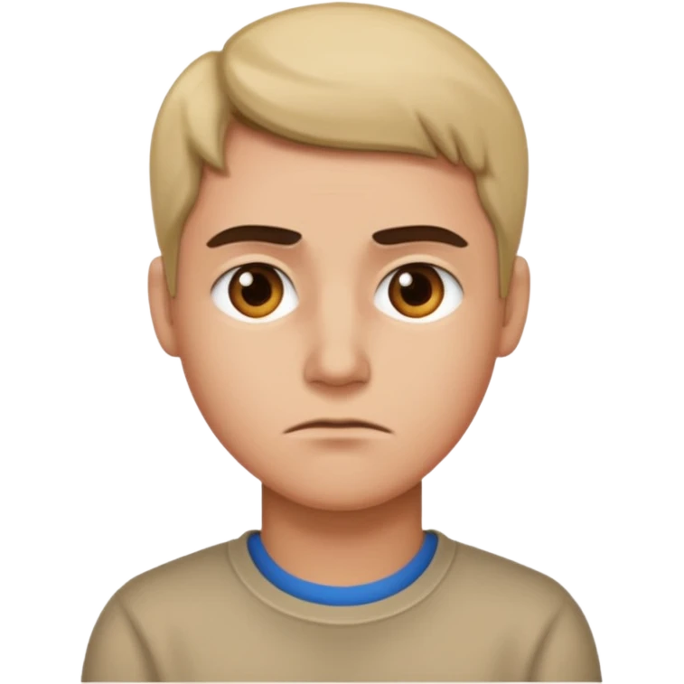 Cara de ligera desaprobacion emoji