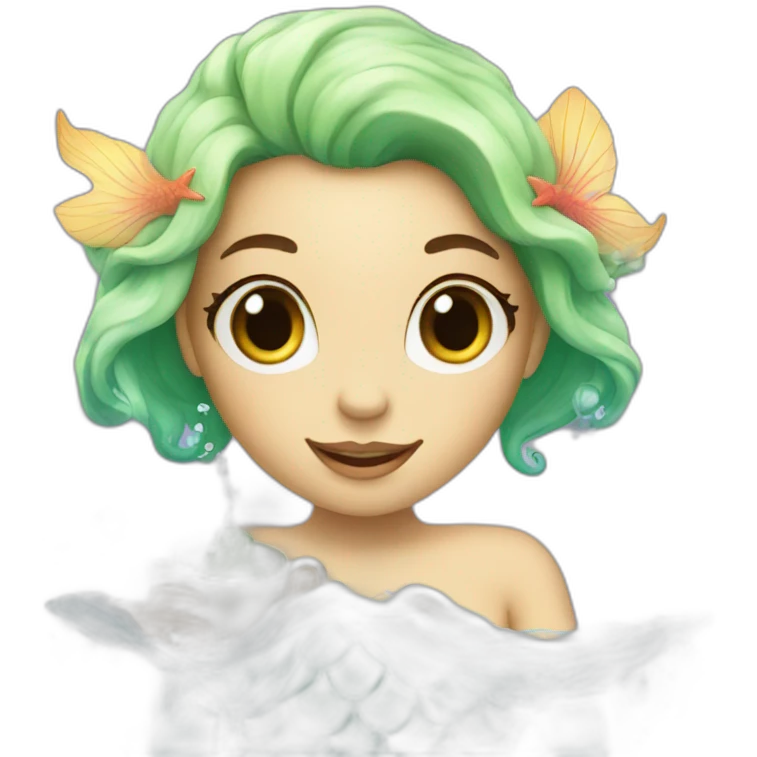 Mermaid tea emoji