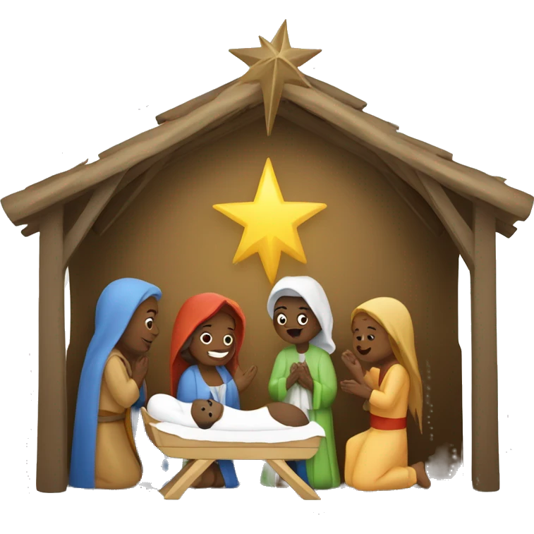 Nativity scene emoji