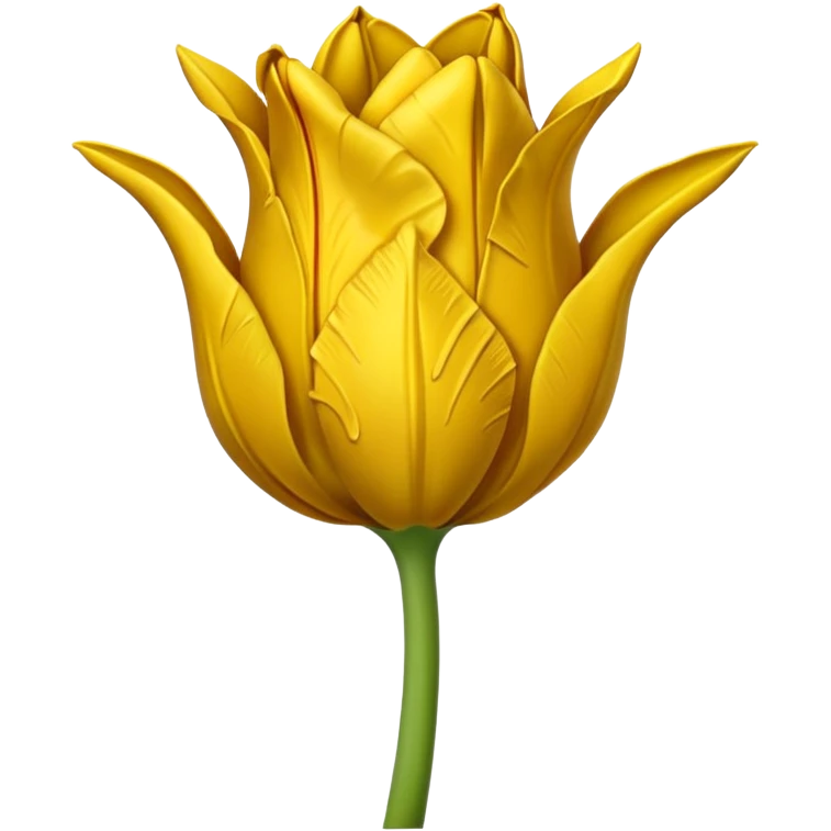 wilted tulip flower yellow emoji