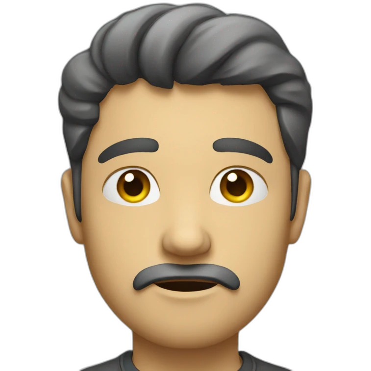 Thinking man emoji