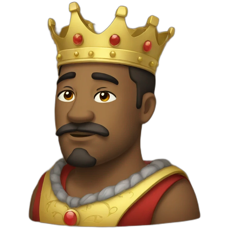 lazy king emoji