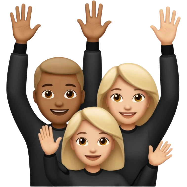 Foursome mmff emoji of black people enony emoji