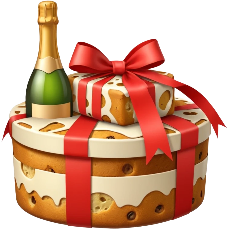 Panettone regali spumante natale emoji