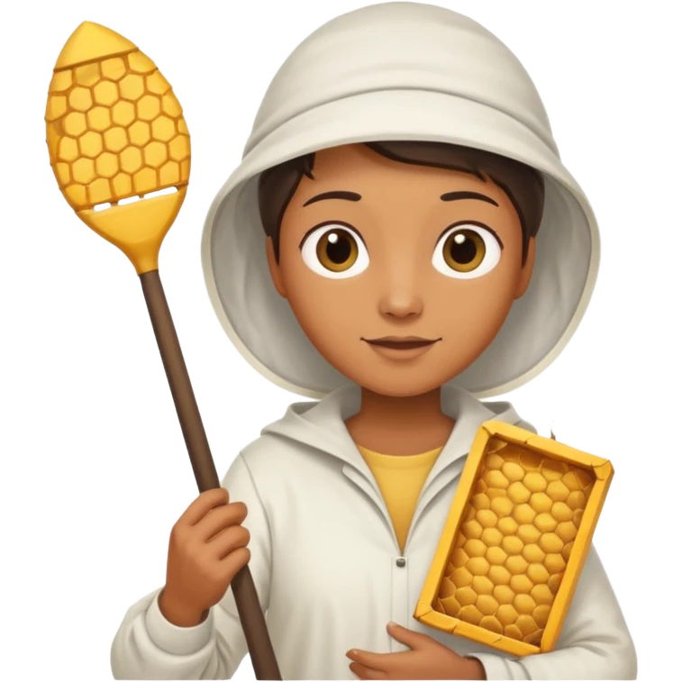 beekeeper white cloth emoji