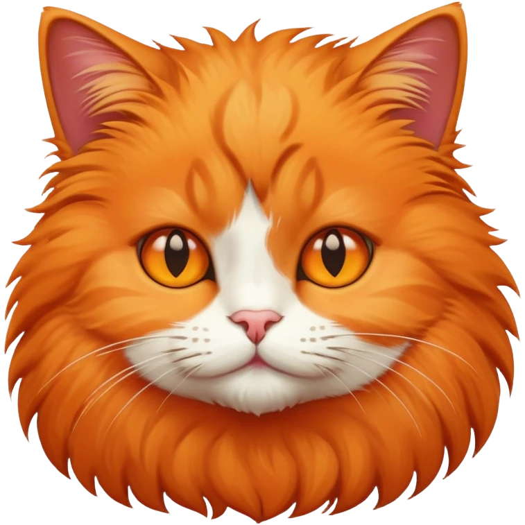 Cat orange  emoji