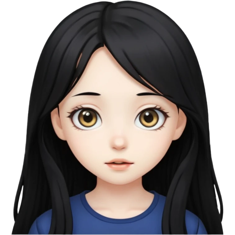 Cute anime girl emoji