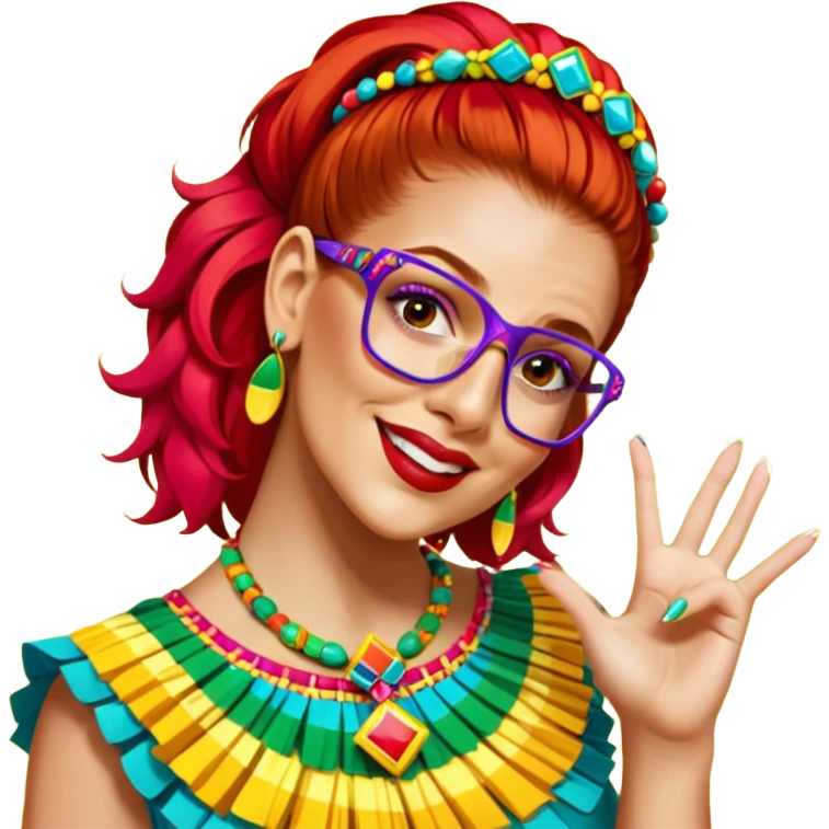 Joyful Reveler emoji