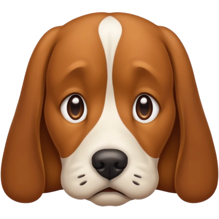 Sad dog missed birthday  emoji