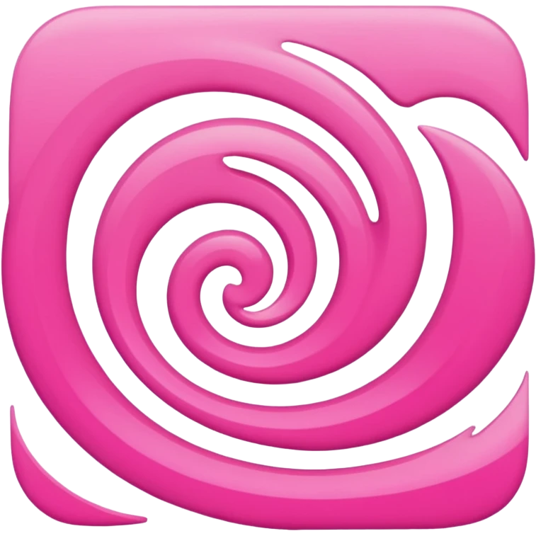 Pink ocean emoji