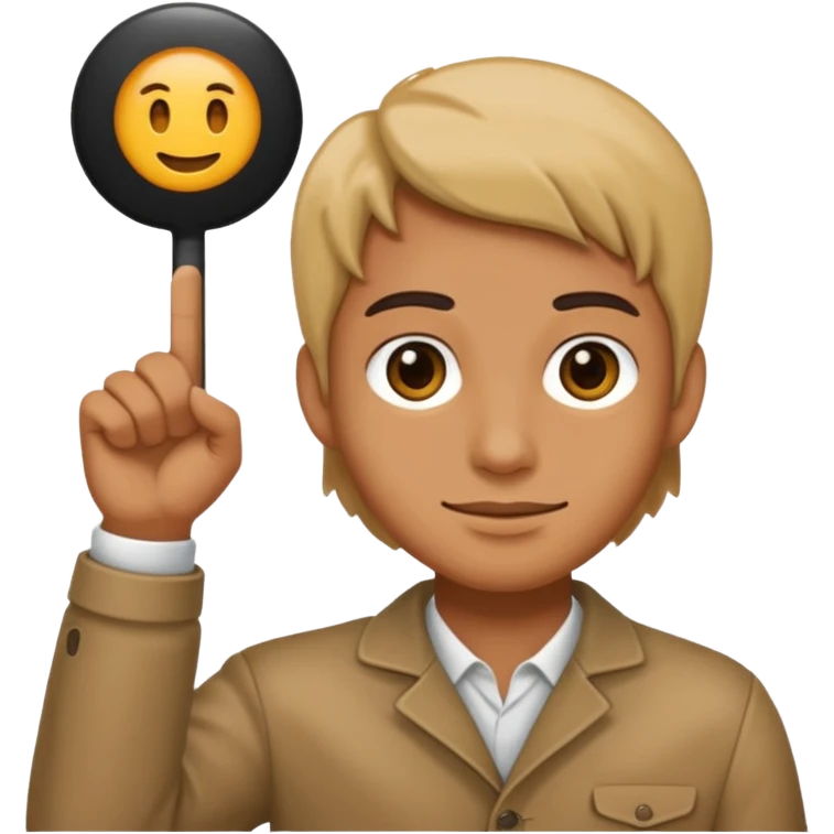 Hold up a 67 emoji