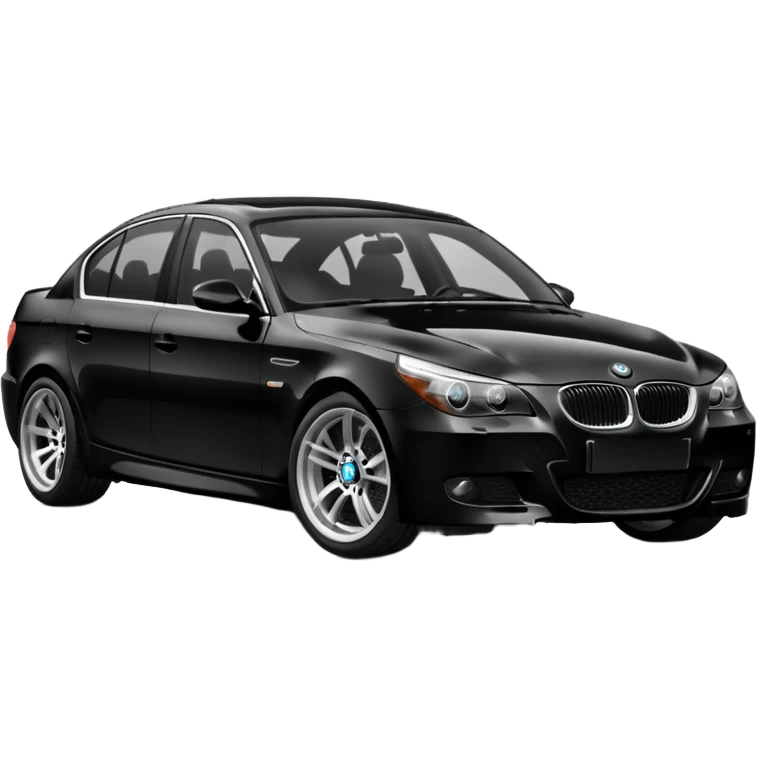 black bmw e60 emoji