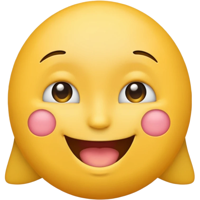 Emoji face with big butt emoji