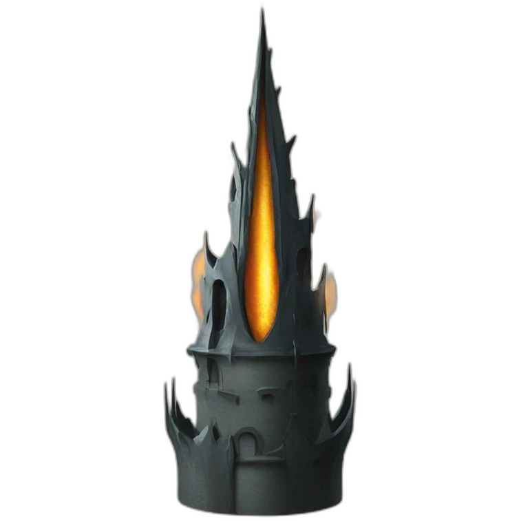 Sauron tower with a eye on it emoji