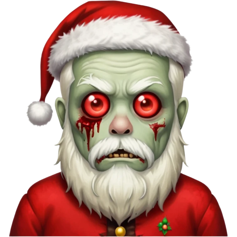 santa clause zombie emoji