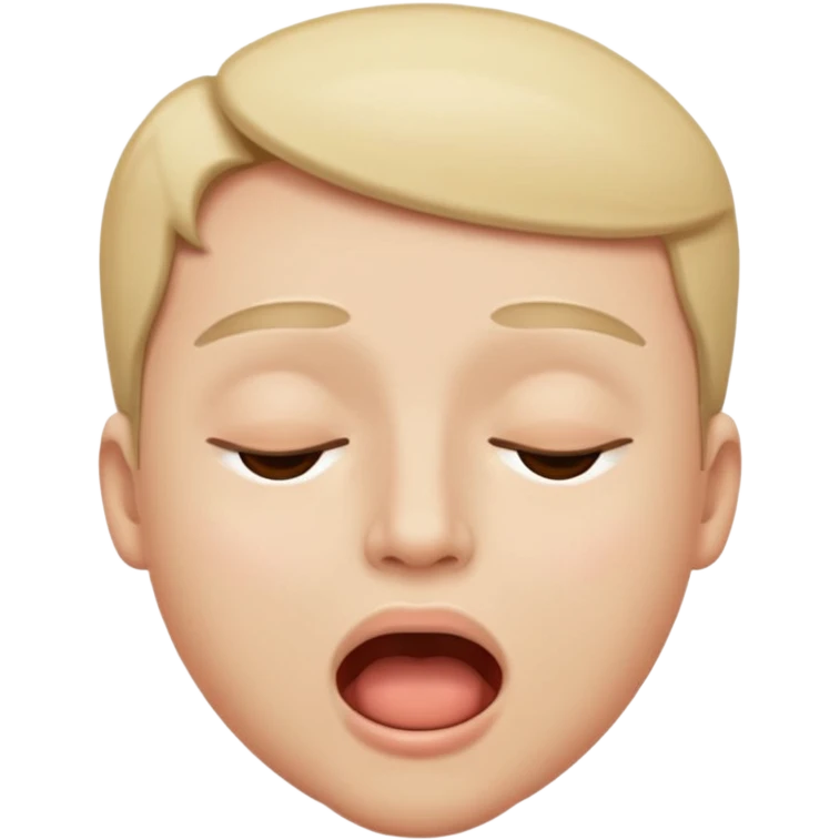 eyes close with mouth open emoji