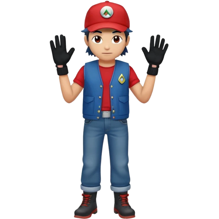 Ash Ketchum (full body) emoji
