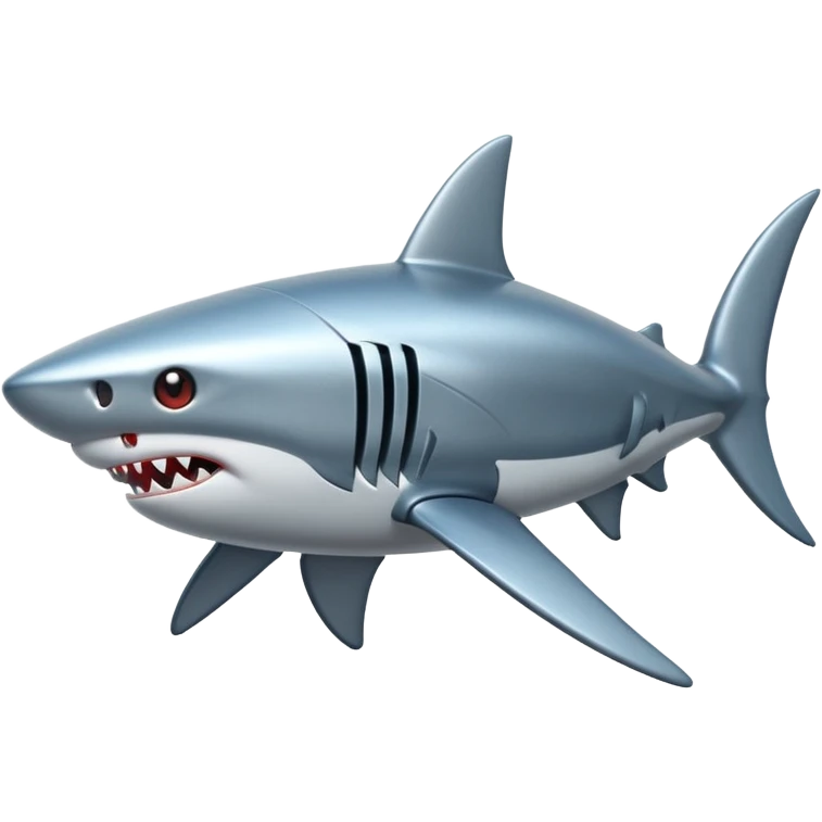 Robot shark emoji