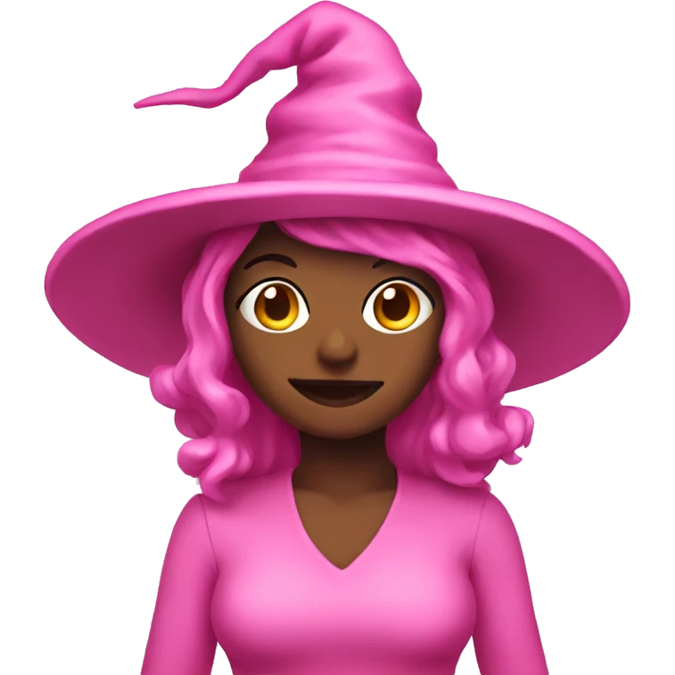 Pink witch  emoji