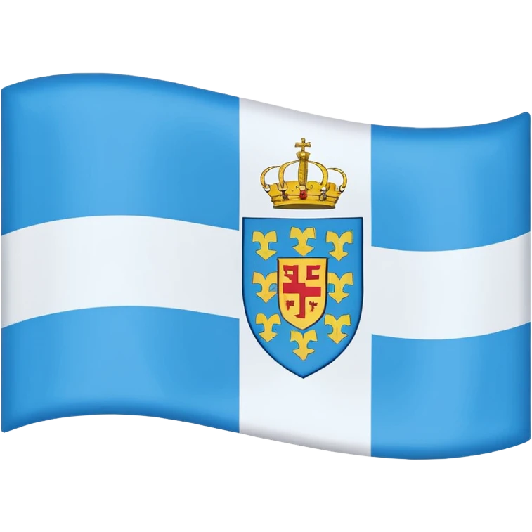 Bandera de Galicia emoji