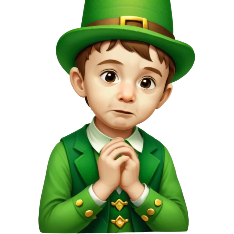 Sad Leprechaun emoji