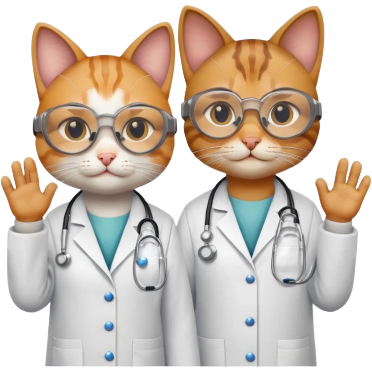 Chemist cats emoji