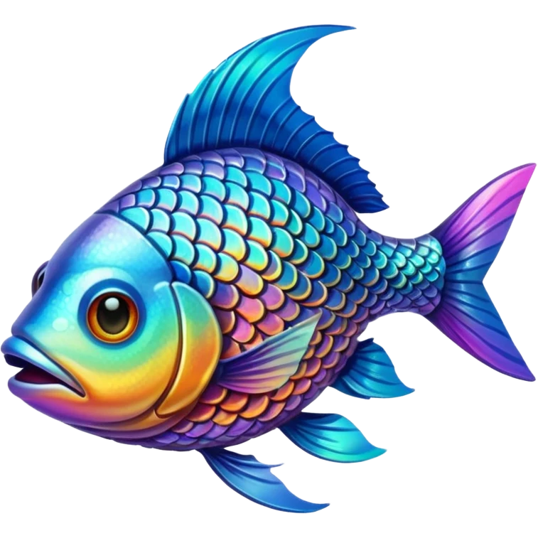 High resolution fish emoji