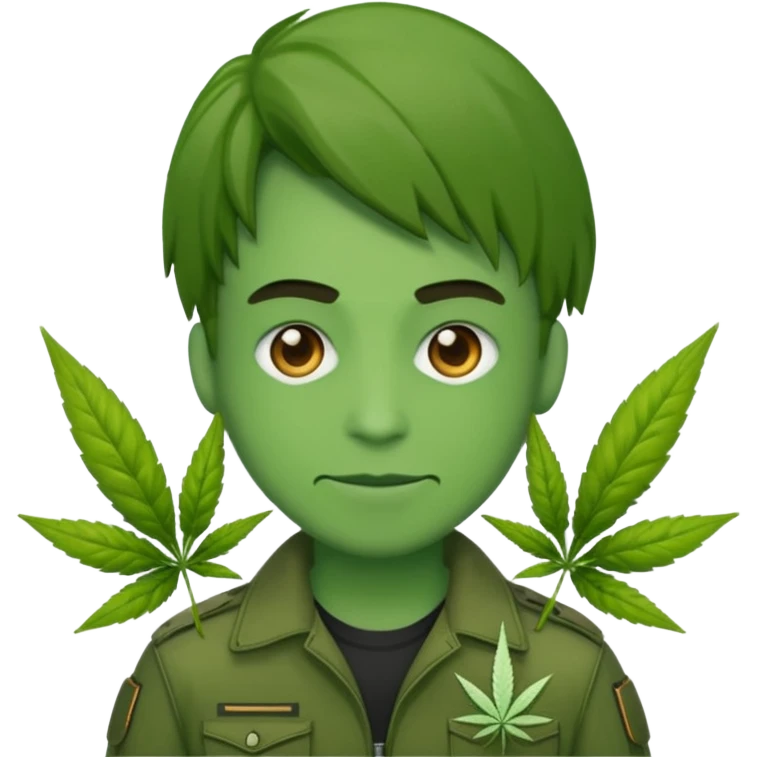 iphone emoji style WINGMAN FROM VALORANT WITH weed emoji