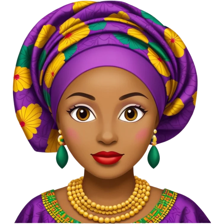 Nigerian gele  emoji