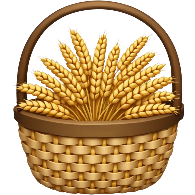 Wheat grain basket emoji