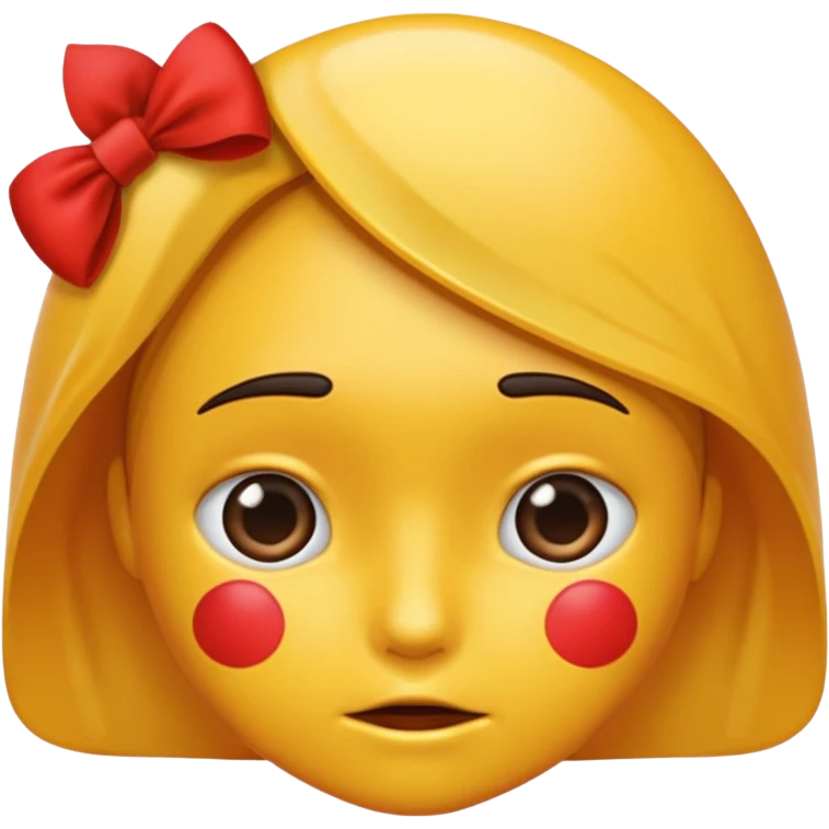 Girl showing puss  emoji