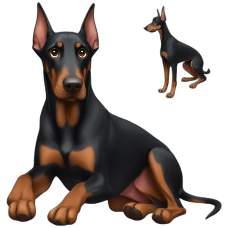 Doberman emoji