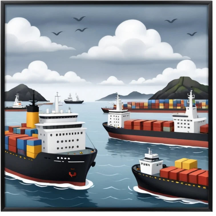 Sea Port emoji | AI Emoji Generator