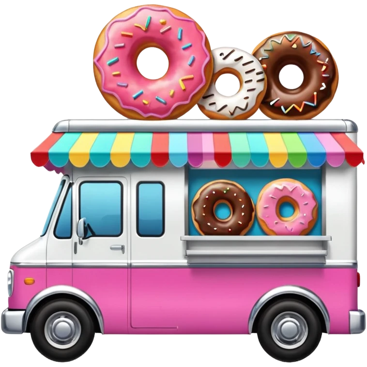  donut truck emoji