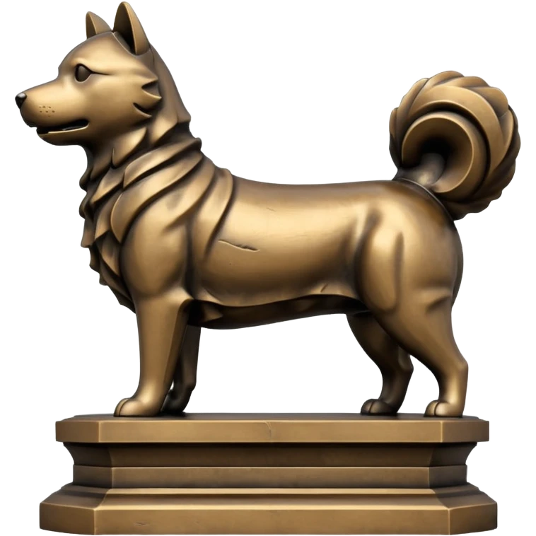 Shibuya Hachiko statue emoji