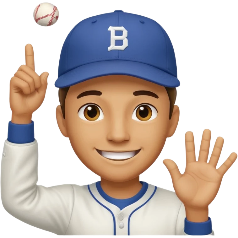 A guy with a dab emoji