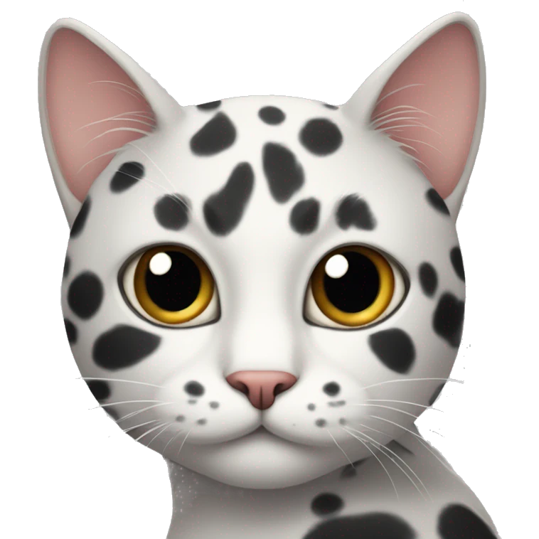 Cat with spots  emoji
