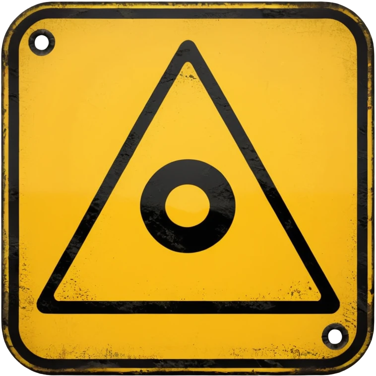 Caution sign emoji
