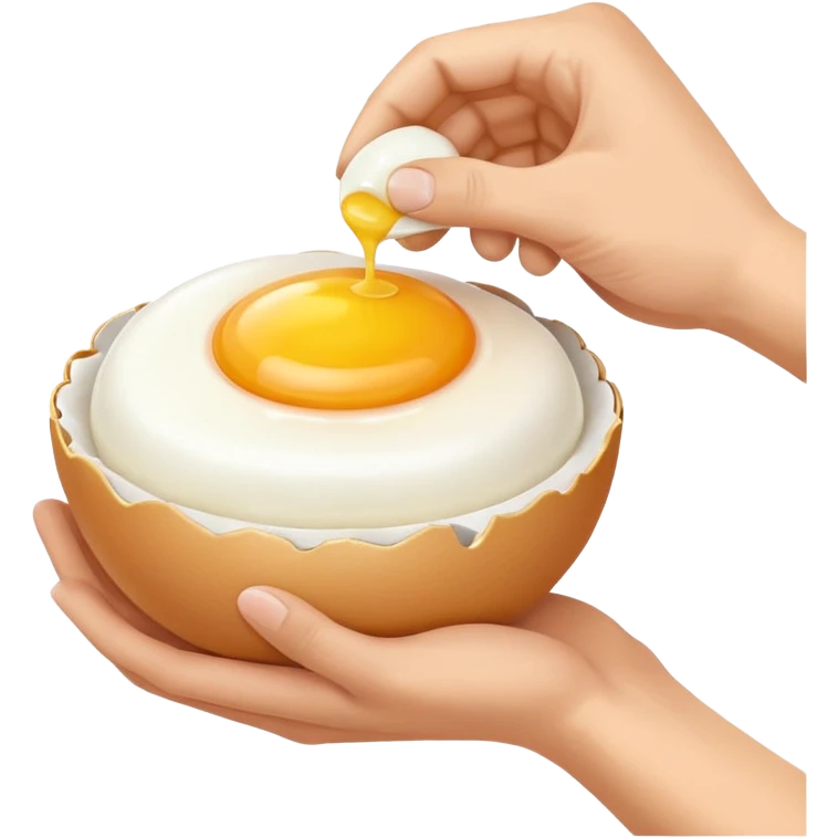 cracking egg for a cake emoji