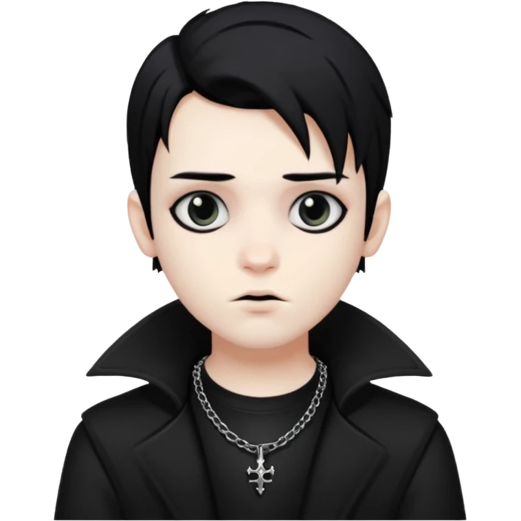 goth boy emoji