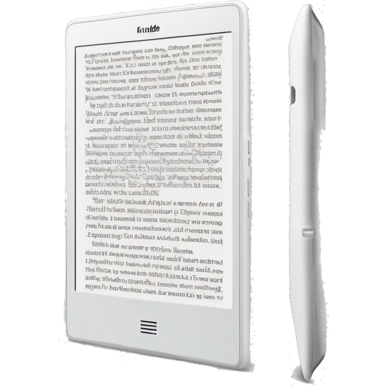 kindle ebbok tablet white emoji