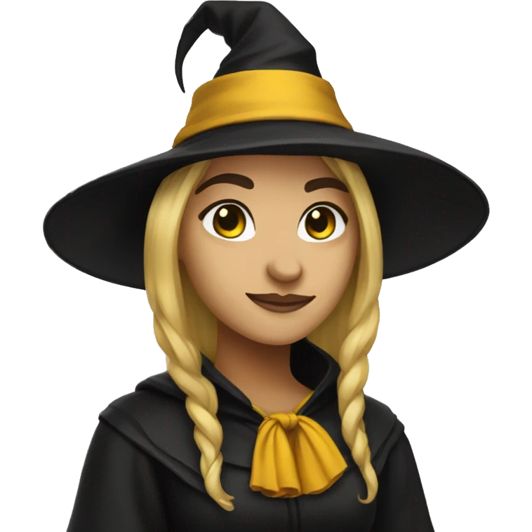 Hufflepuff witch emoji