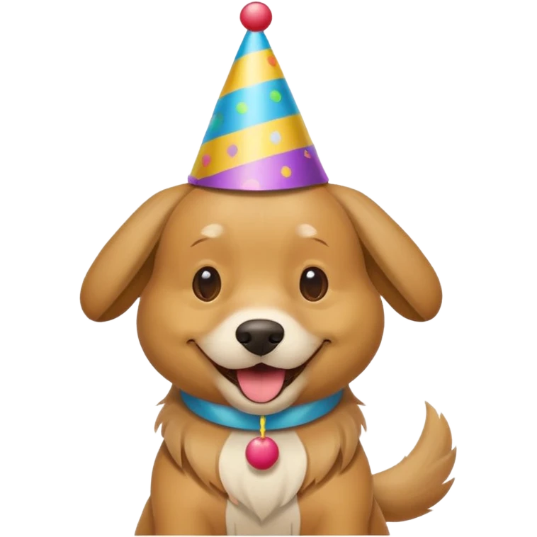 dog in party animal emoji