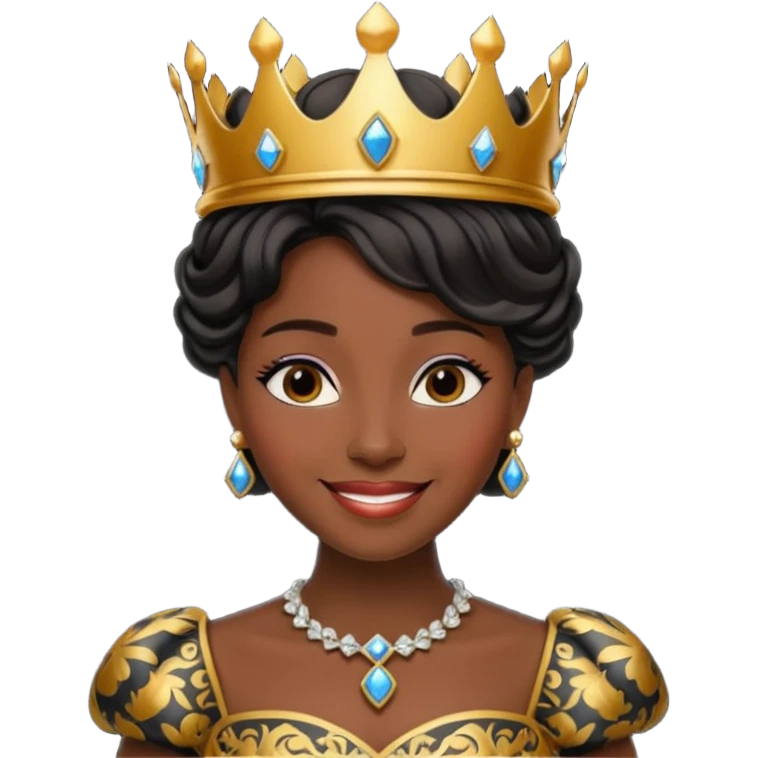 black queen emoji