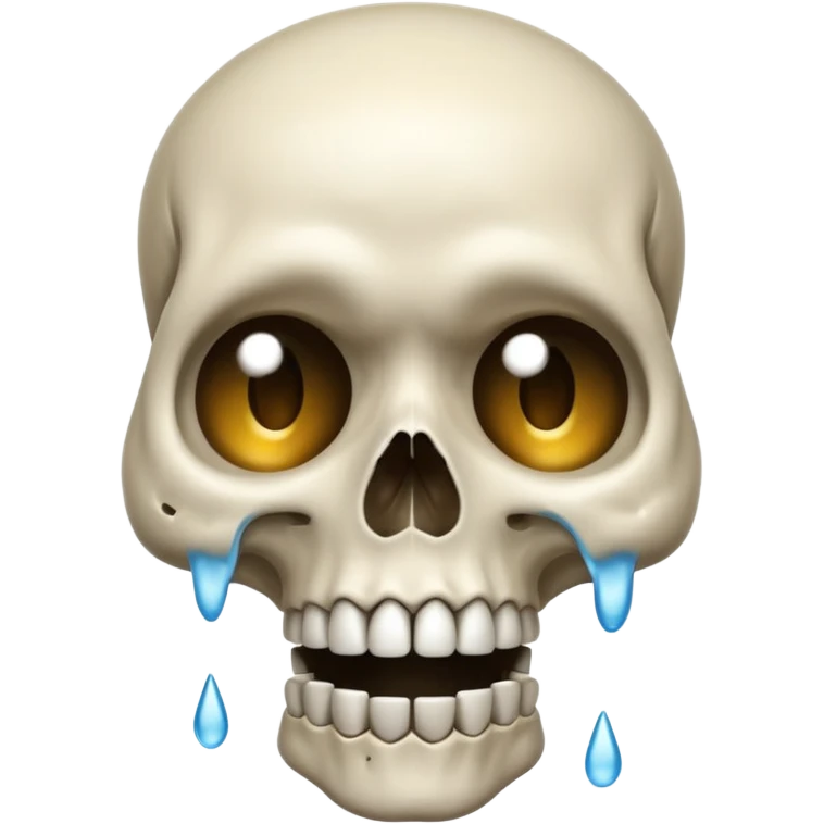 skull crying emoji