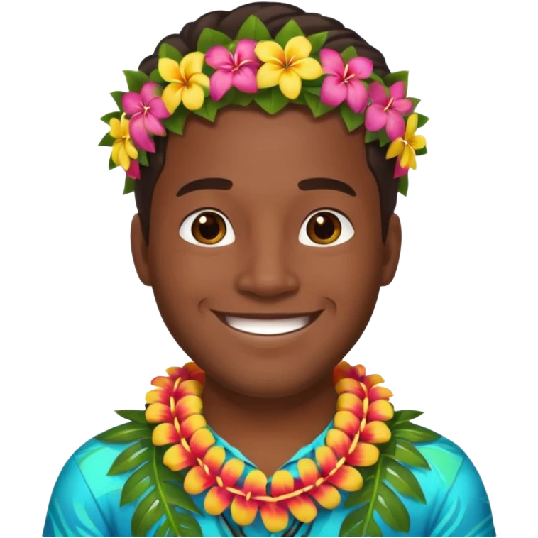 hawaian man emoji