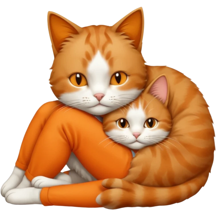  cat lap human head emoji