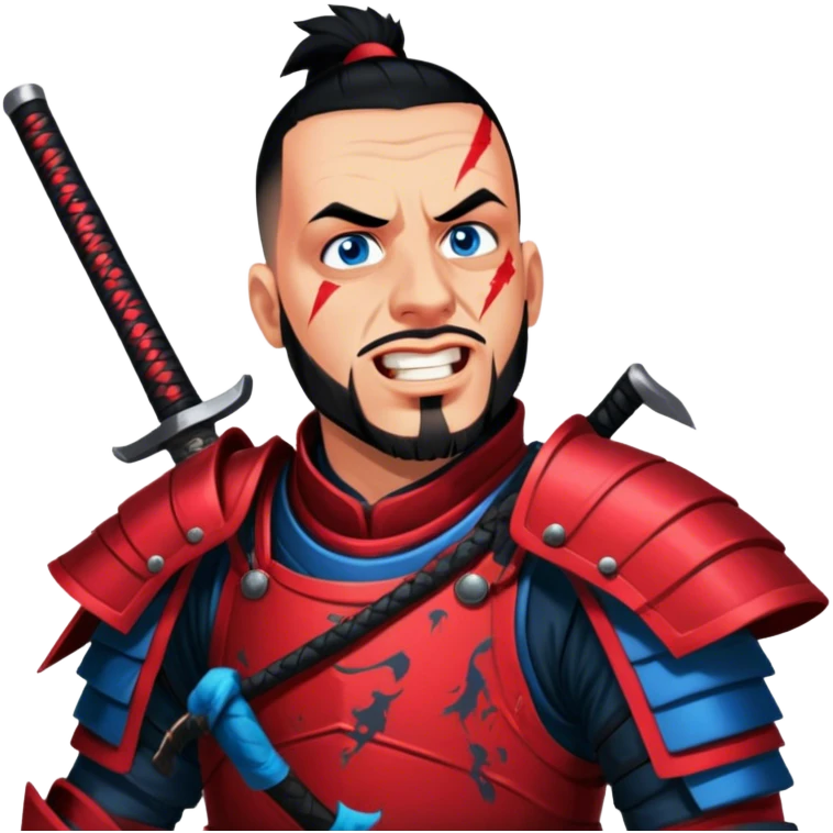 Battle-Ready Samurai emoji